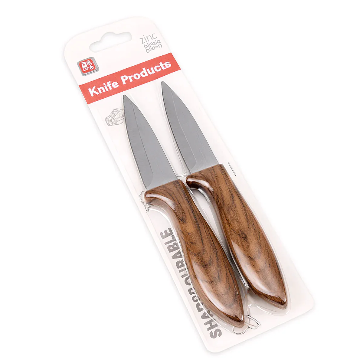 2 Pcs Knife Set – Wooden Handle