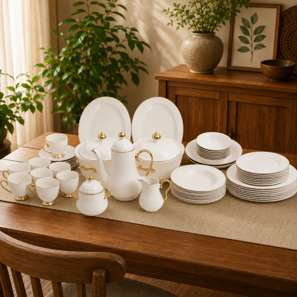 61PCS DINNER SET GGK TX