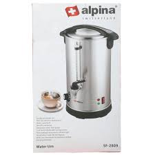 Alpina Water Boiler 12L 1500W Stainless Steel Hot Water Dispenser with Tap – Large Capacity Electric Boiler (SF-2810) - Image 3