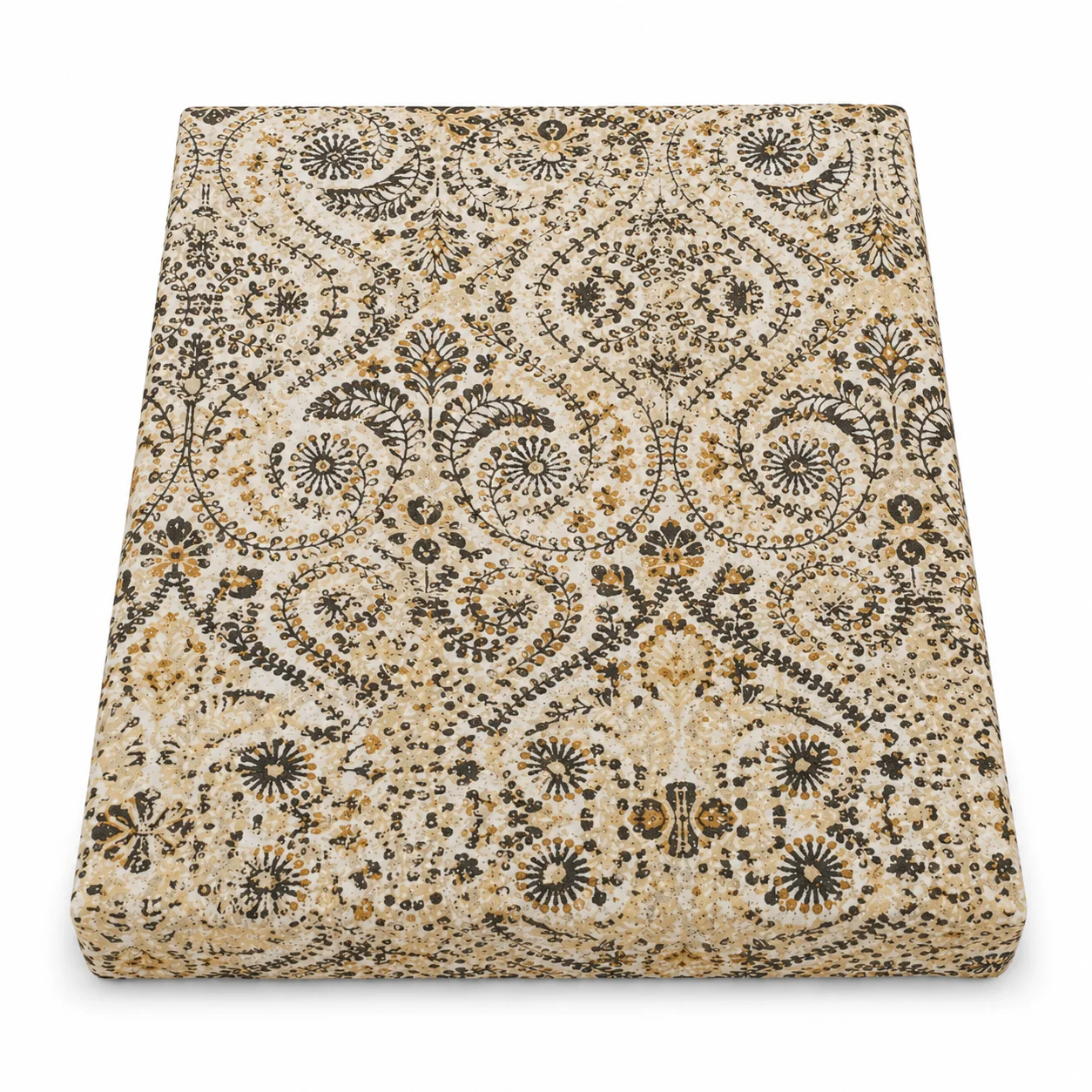 Amber Brown Double Bed Sheet 96x102" - Image 2