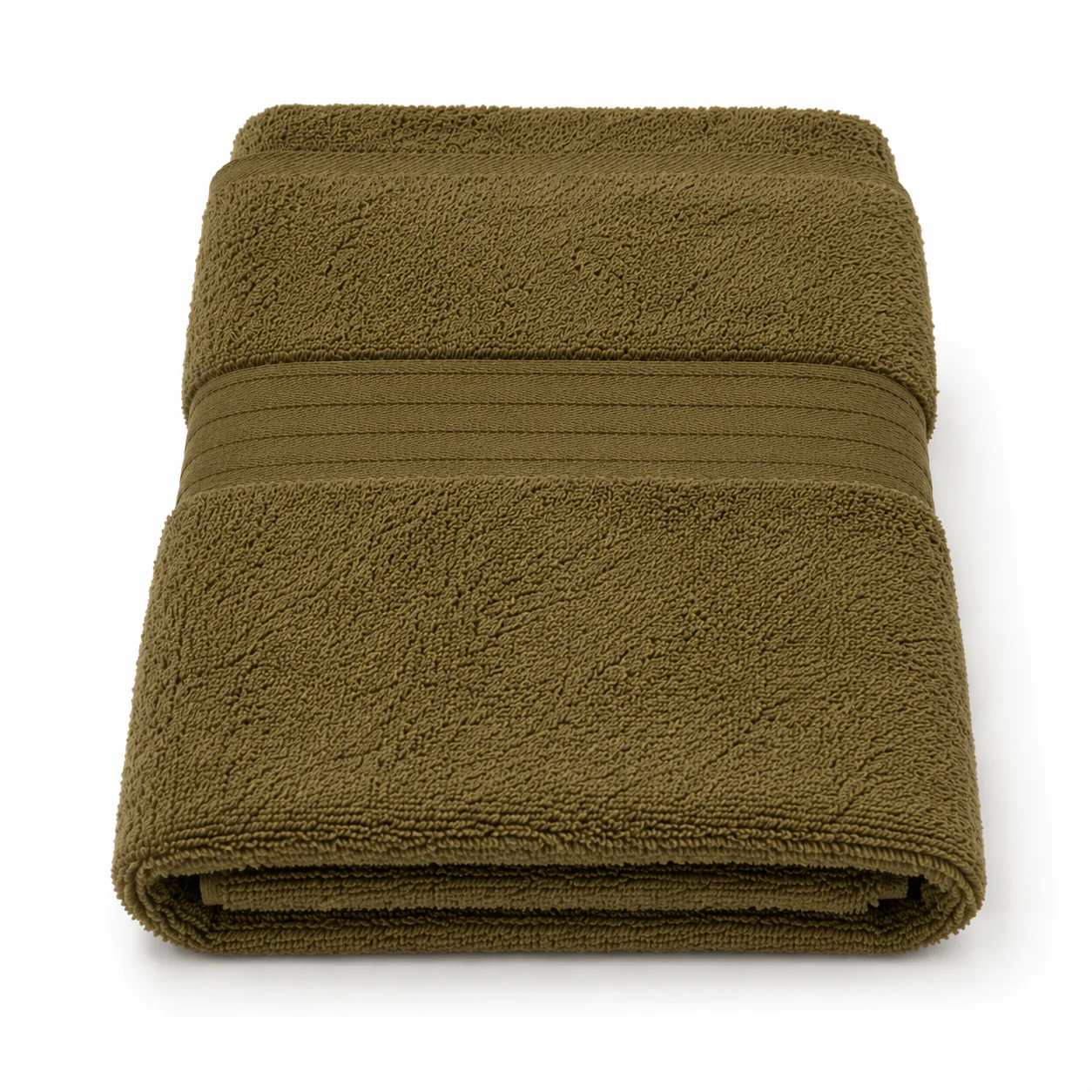 Army Green Face Towel 500 GSM (30x30 cm) - Image 2