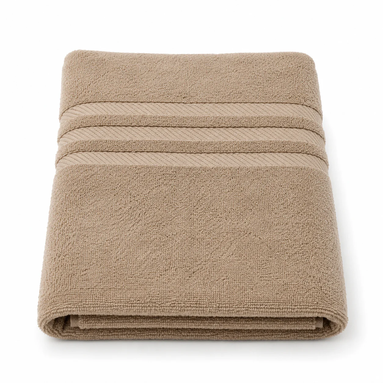 Beige Bath Towel (70x140 cm) - Image 2