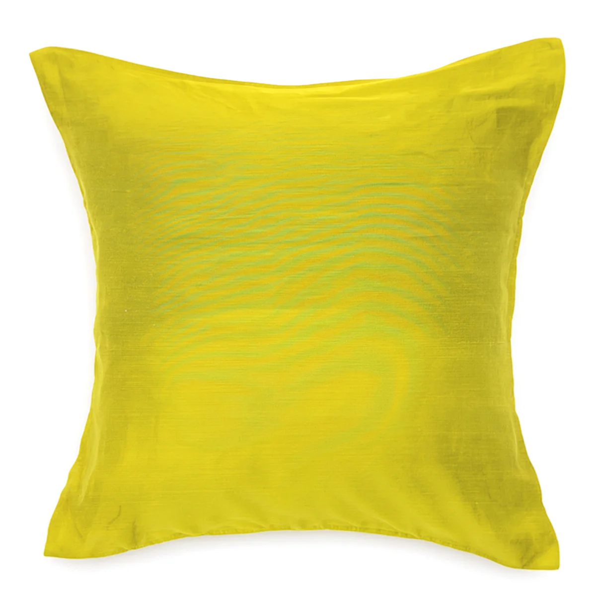 Buy 1 Get 1 Free Green Cotton Silk Cushion Cover 18x18 – Elegant Plain Decorative Throw Pillow for Sofa, Bed & Living Room - Image 2
