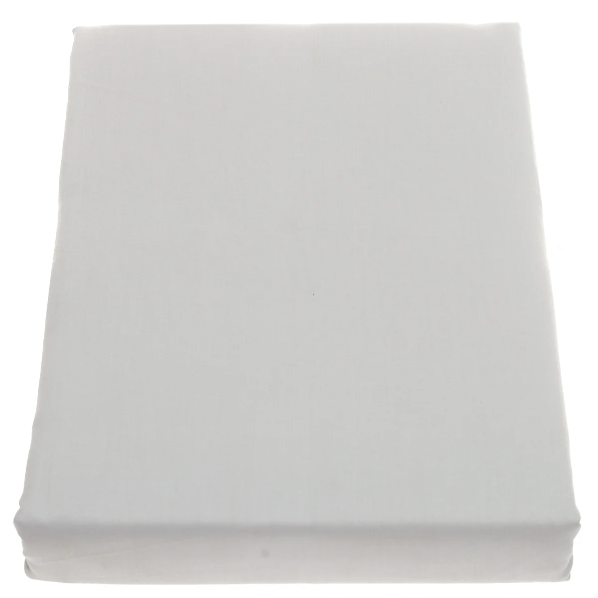 Double Bed Sheet Satin Silver 96X102" Dyed - Image 2