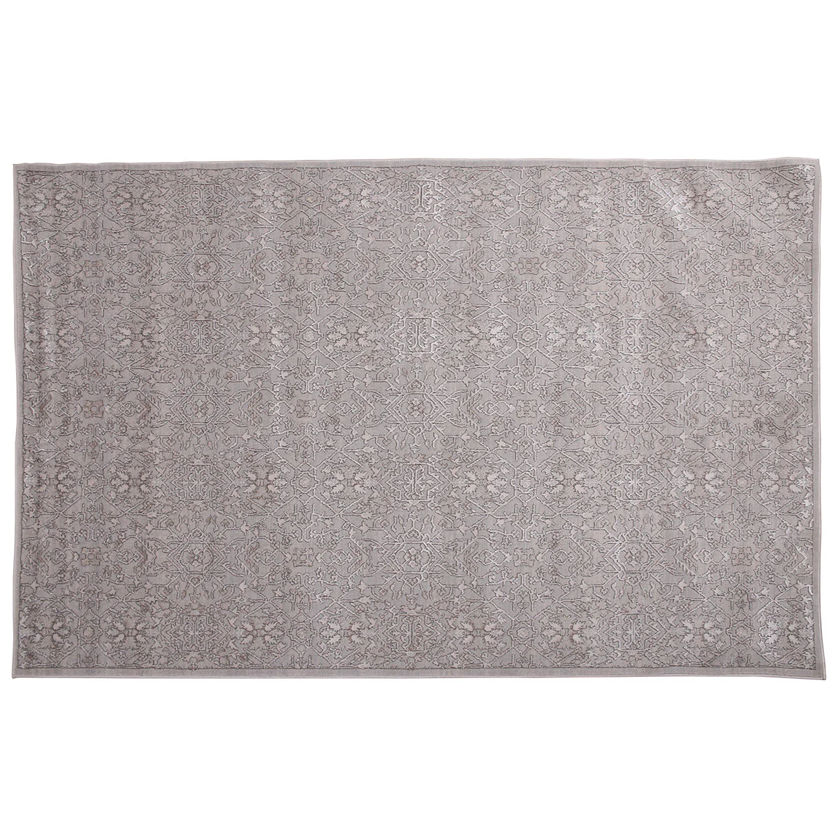Festival F1 Textured Traditional Pattern Area Rug – Soft Taupe Neutral Design 160x230 cm
