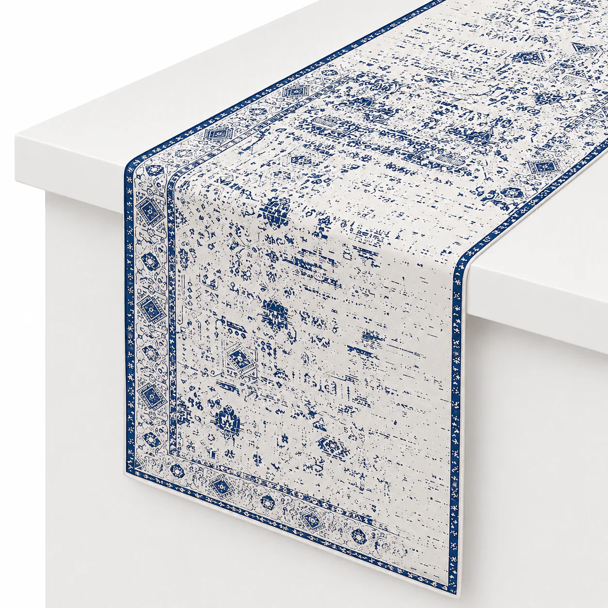 Busk Blue Table Runner – 14 x 45 Inches