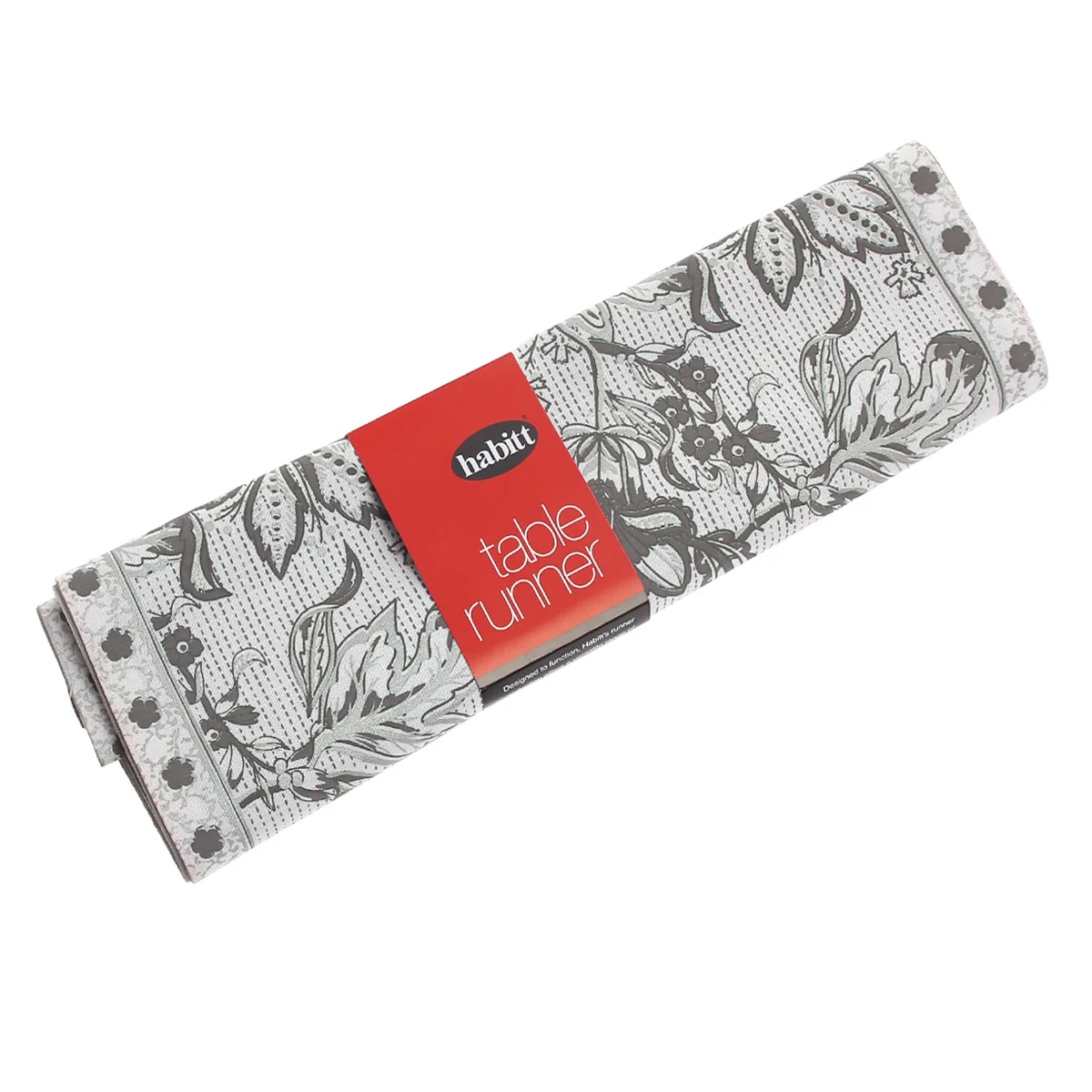 Floral Silver Runner 14x45" - Image 3
