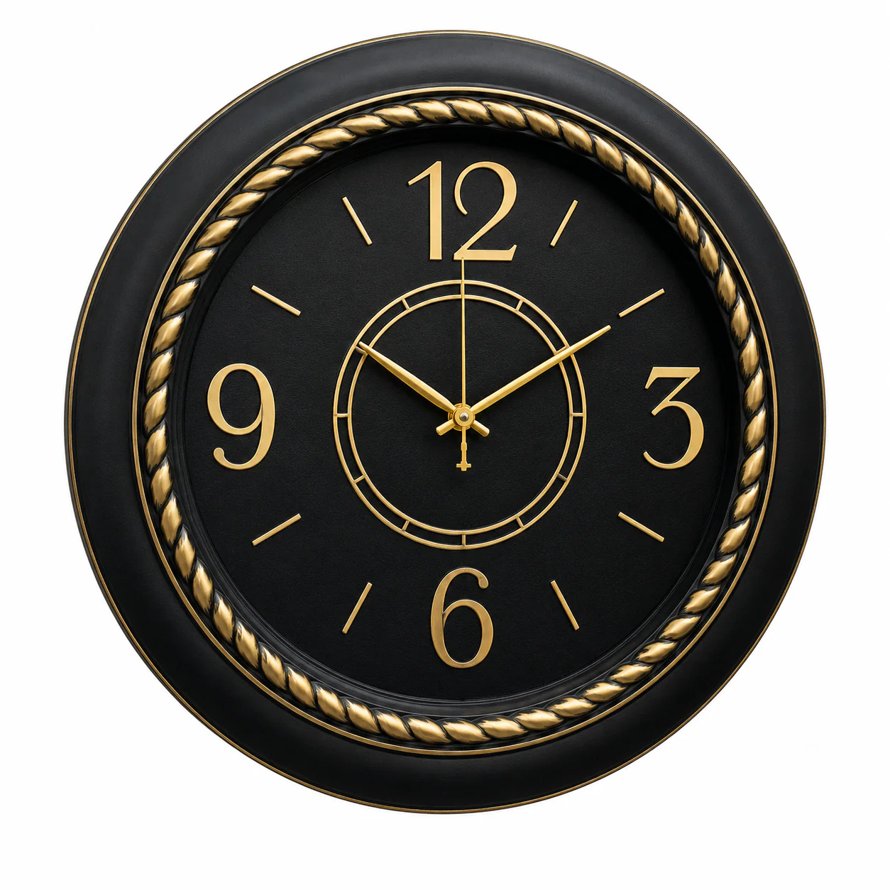 Heritage Prague Wall Clock – 18 Inch Plastic Frame