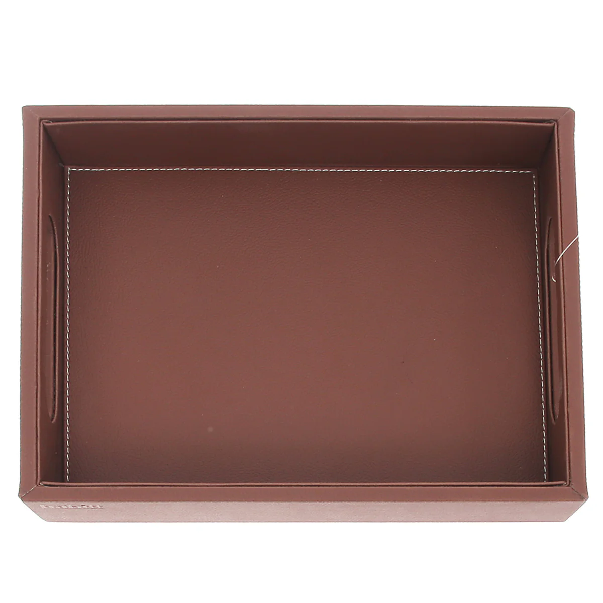 Leatherette Tray Brown S - Image 3