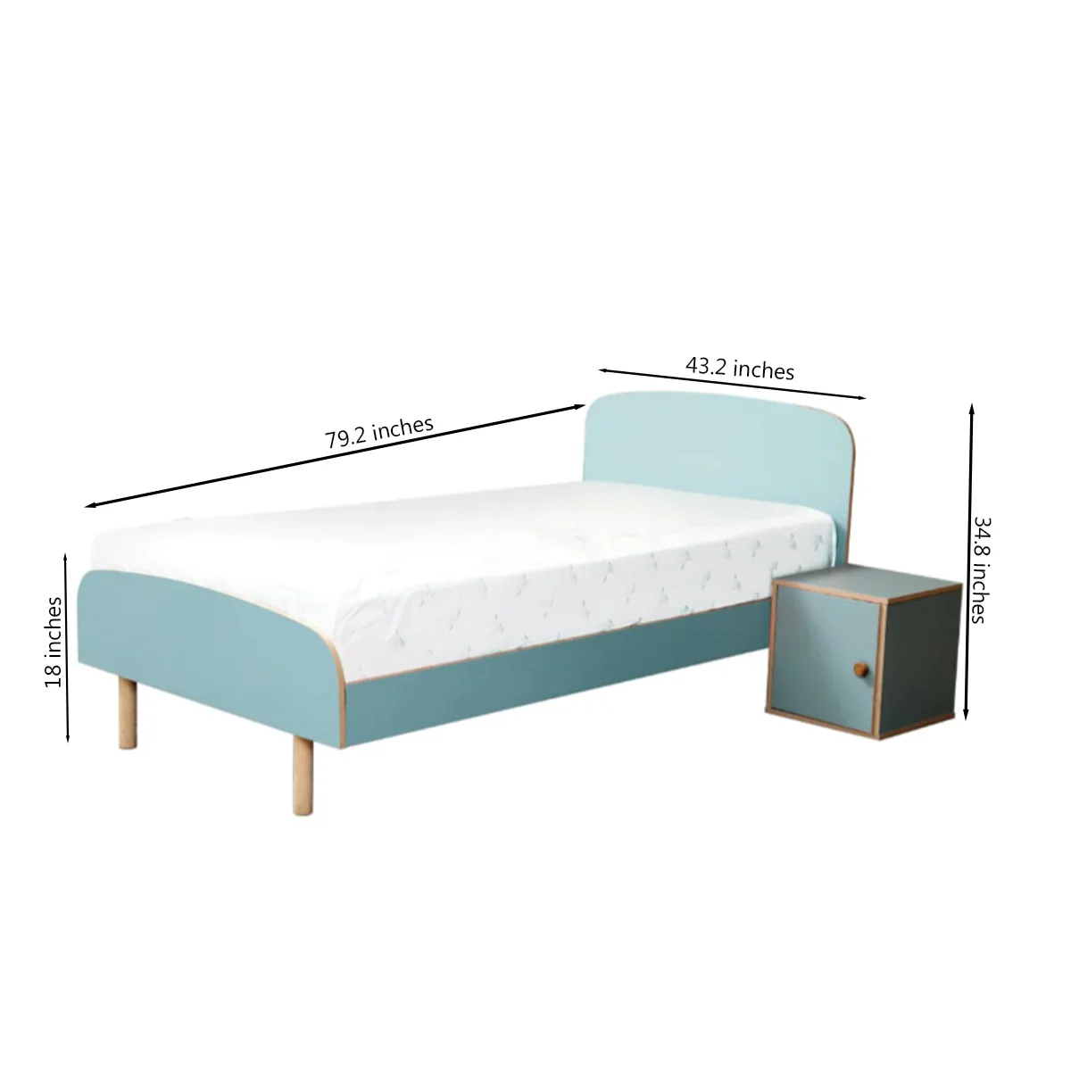 Leo Single Size Bed - Image 6