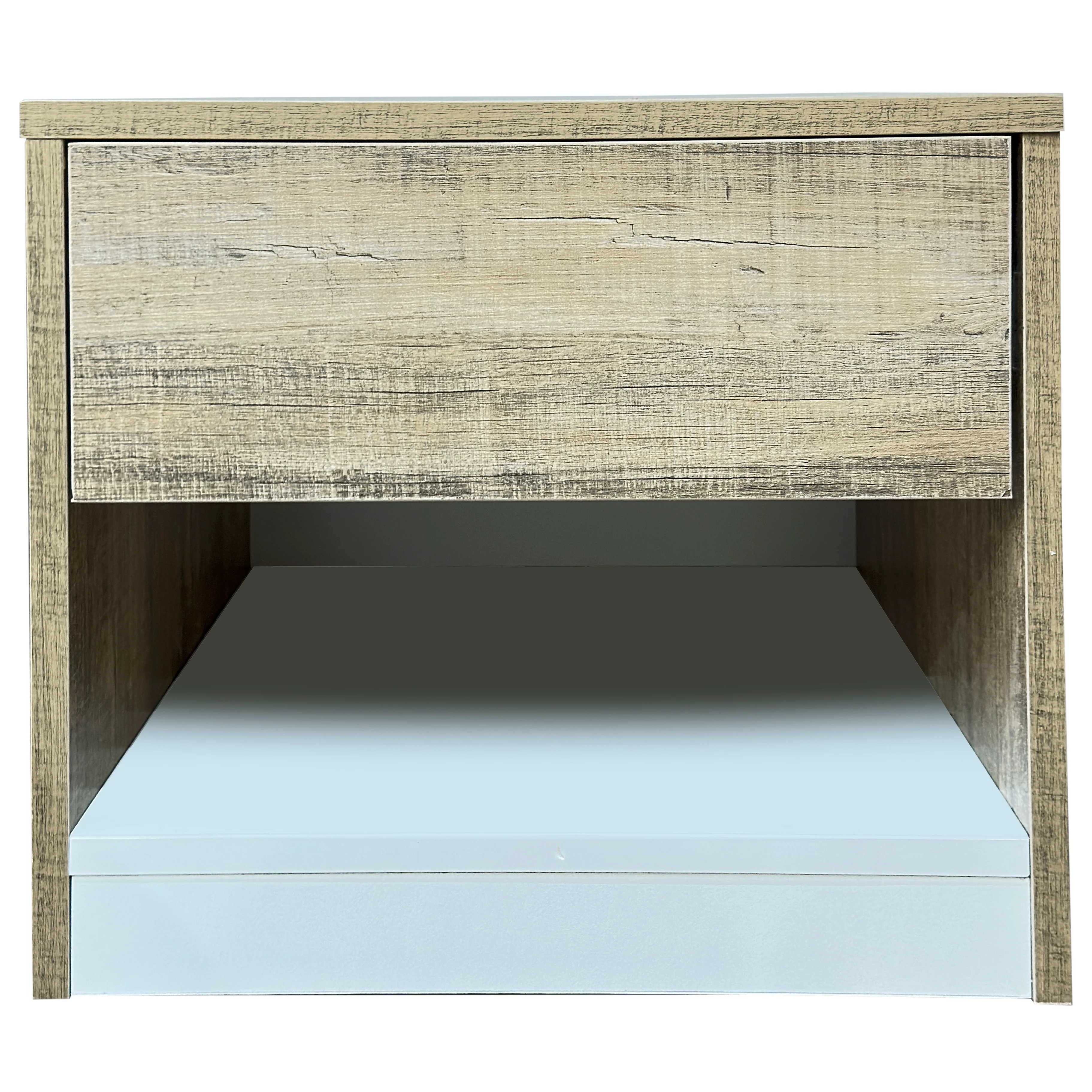 Mike King Size Floor Bed with 2 Side Tables - Image 7