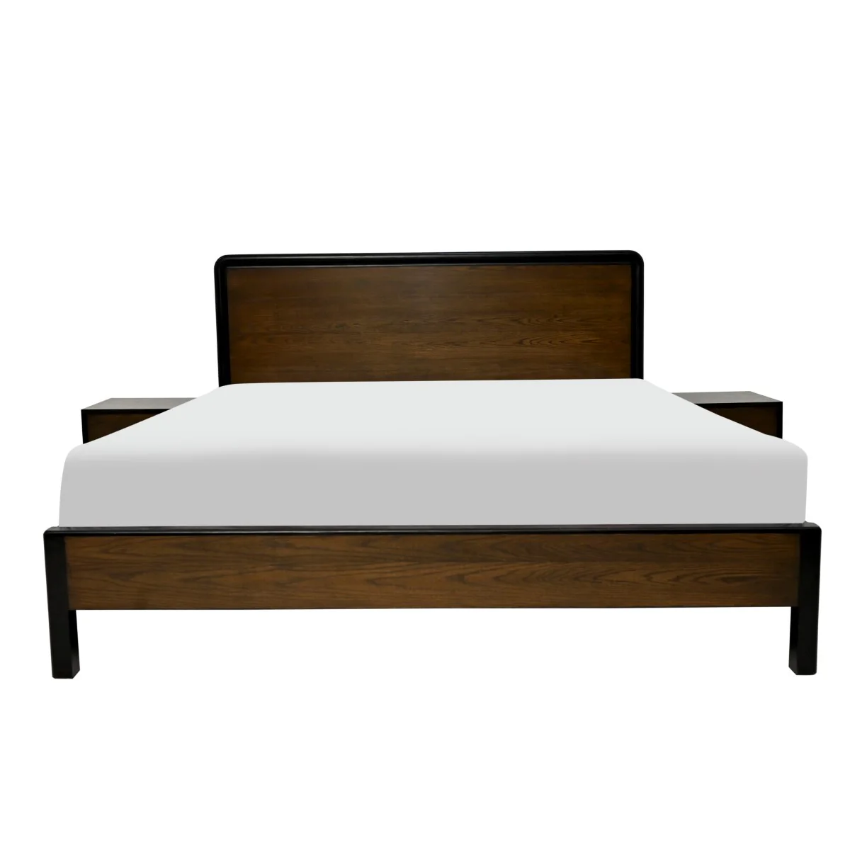 Norre King Size Bed with 2 Side Table - Image 2