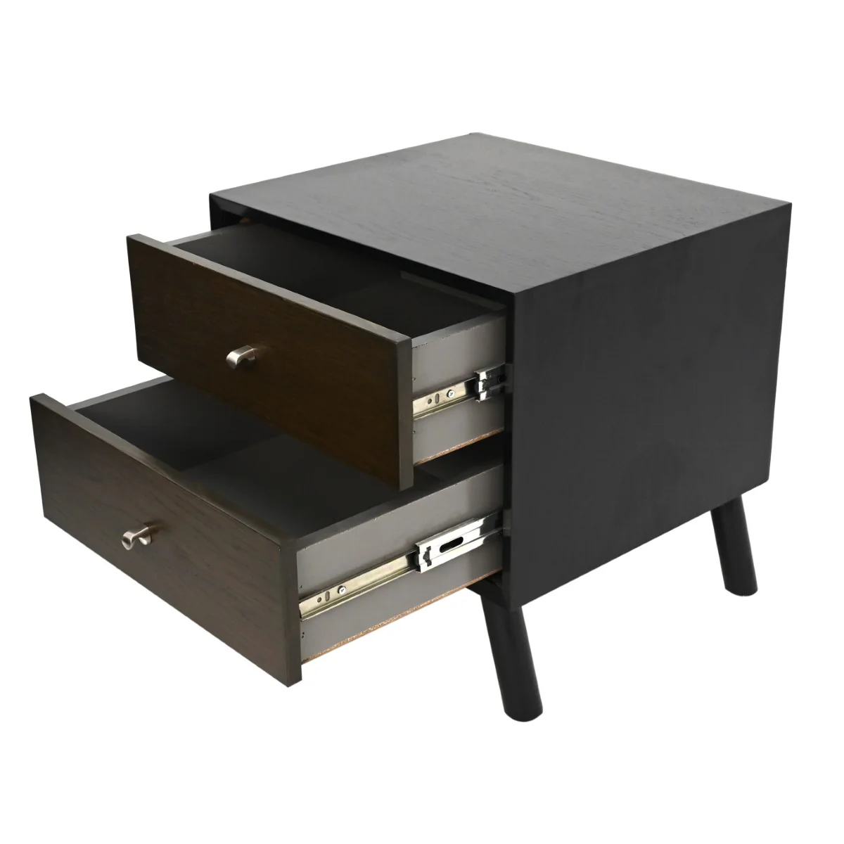 Norre King Size Bed with 2 Side Table - Image 5