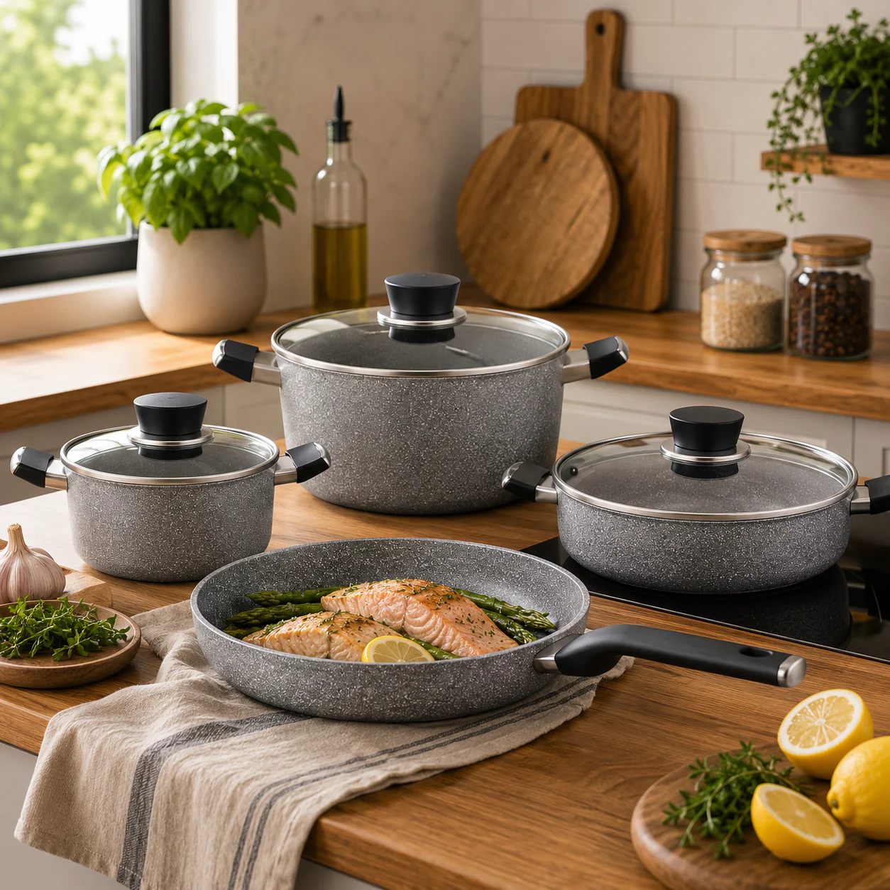 PALMA 7 PCS COOKWARE SET