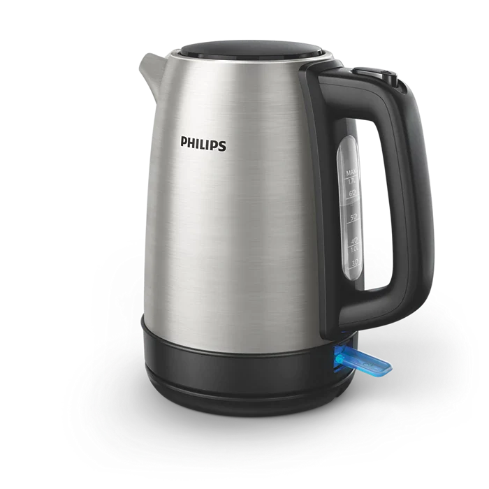 Philips Daily Collection Metal Kettle – HD9350/92 | 1.7L Stainless Steel Fast-Boil Electric Kettle - Image 4