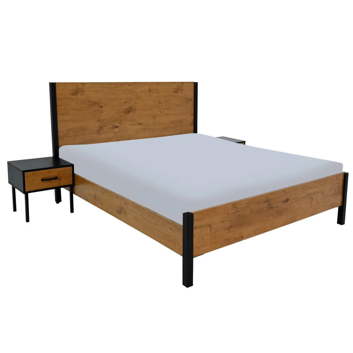 Remington King Size Bed with 2 Side Tables - Image 2