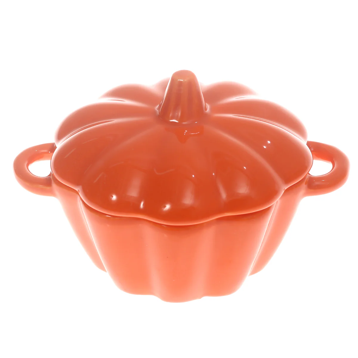 Sauce Dish W/Lid Orange 4.5 Inch Yll-66 - Image 2