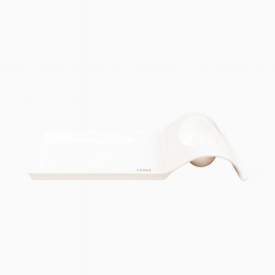 Stylish Long Ceramic Platter – White