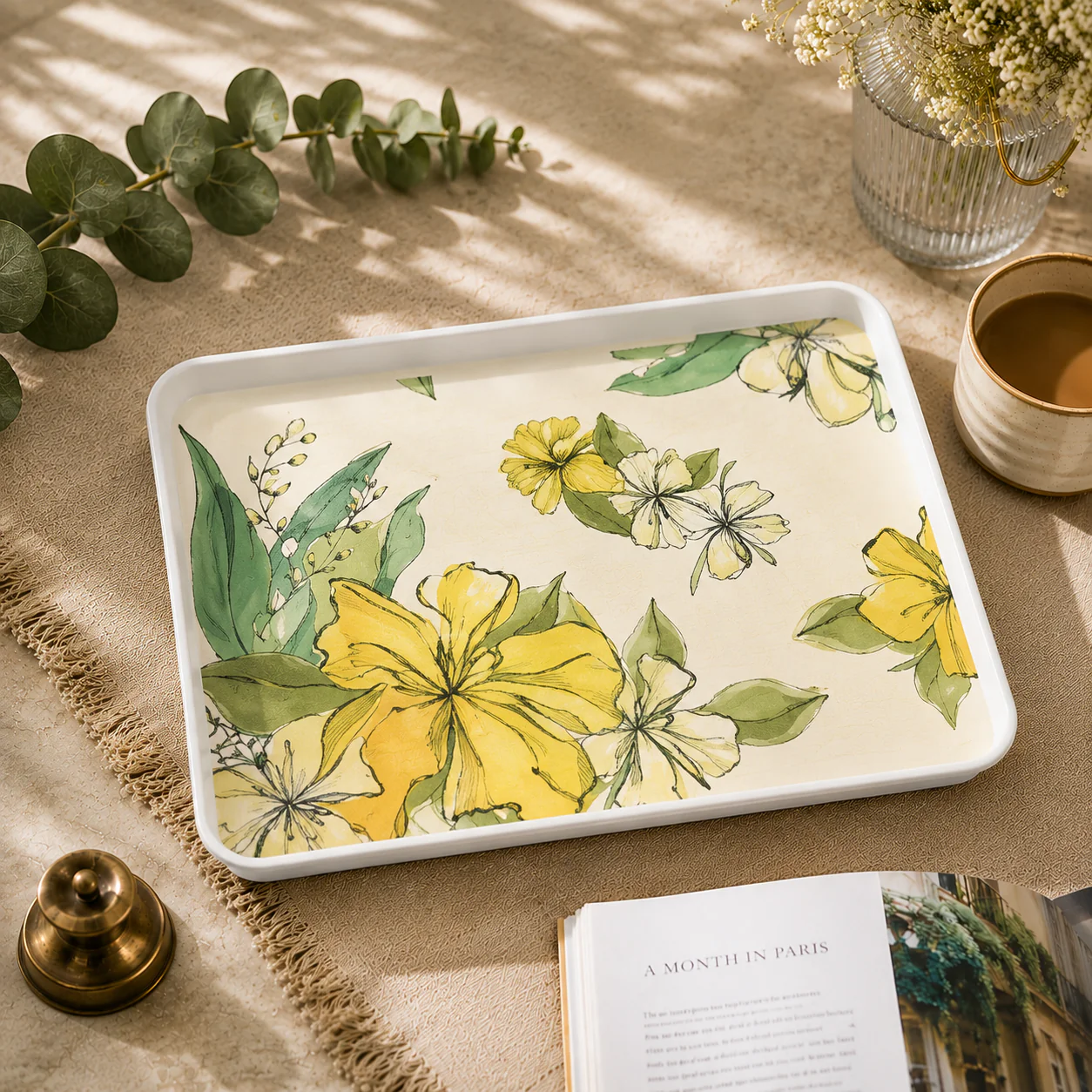 Sunflora Melamine Serving Tray – 48c