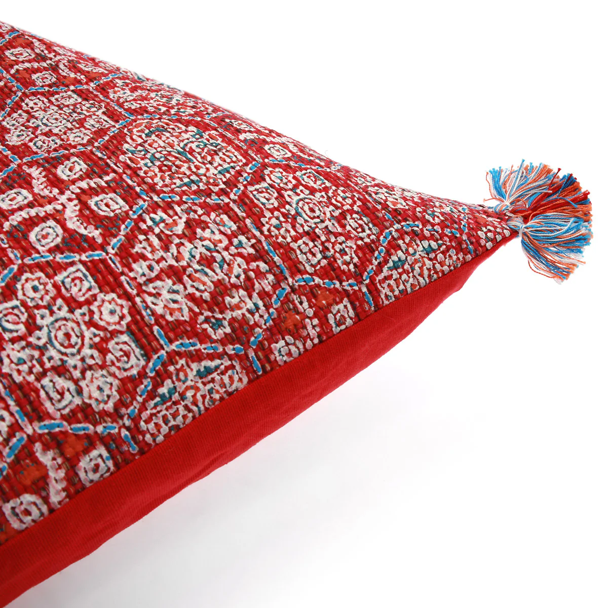 Tangerine Ethnic Cushion Cover 20x20" - Image 3