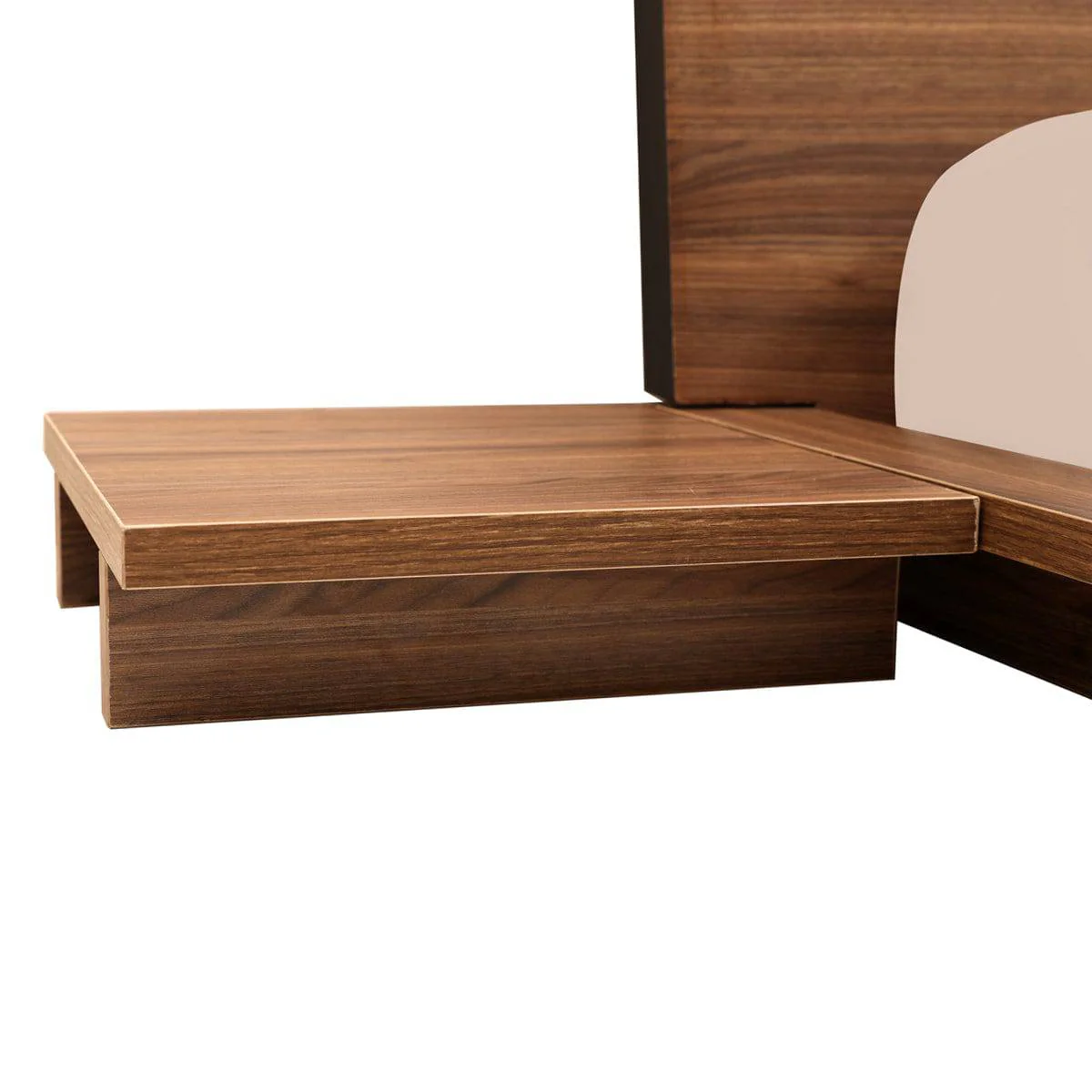 Vincent King Size Floor Bed with Side Tables - Image 8