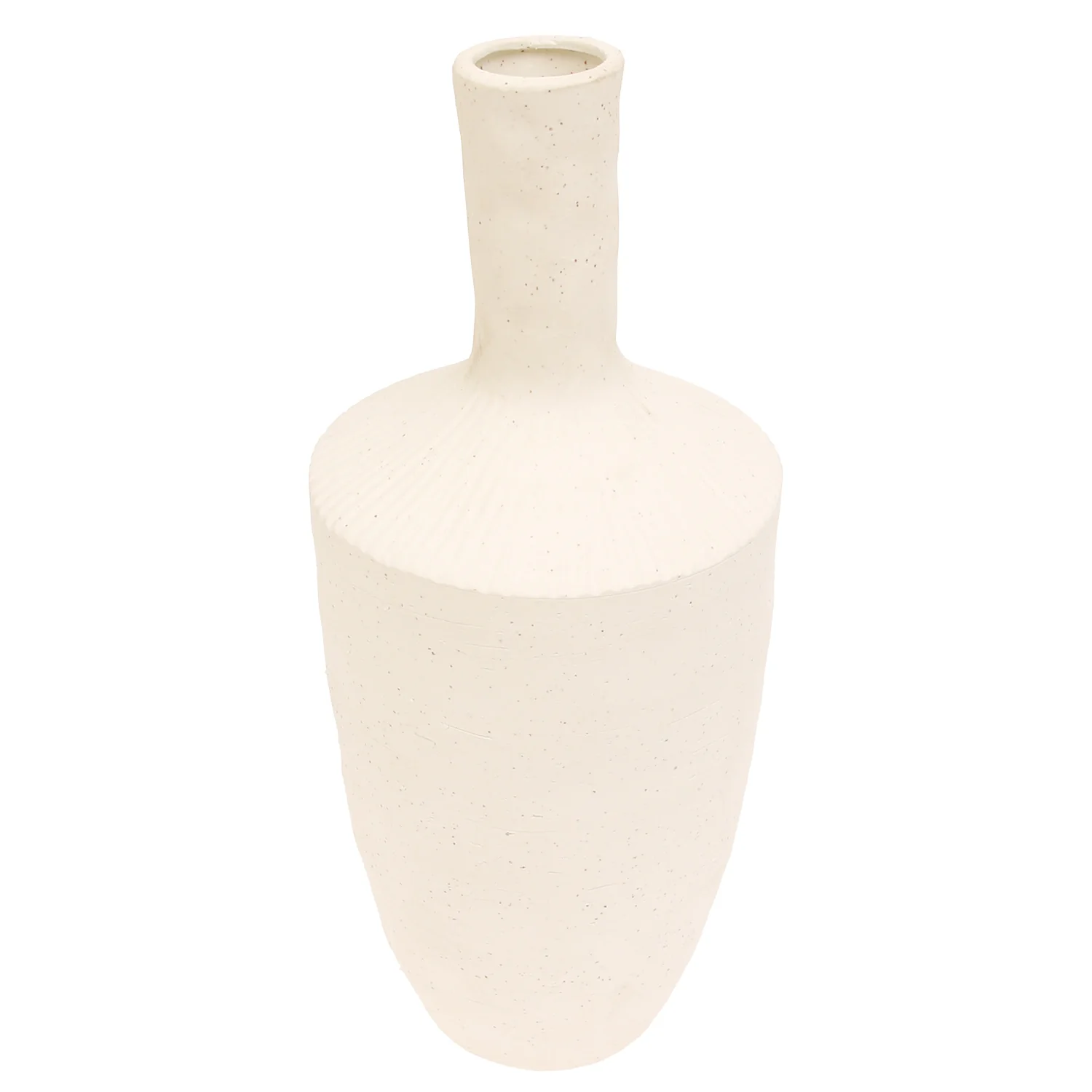 White Natural Ceramic Vase