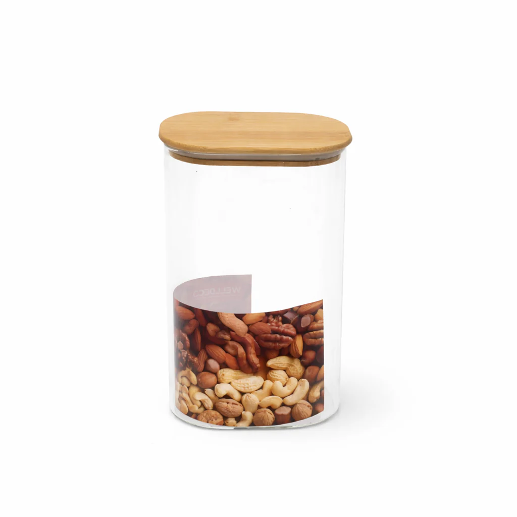 Wood Lid Jar (Medium) – Modern Kitchen Storage Container - Image 2